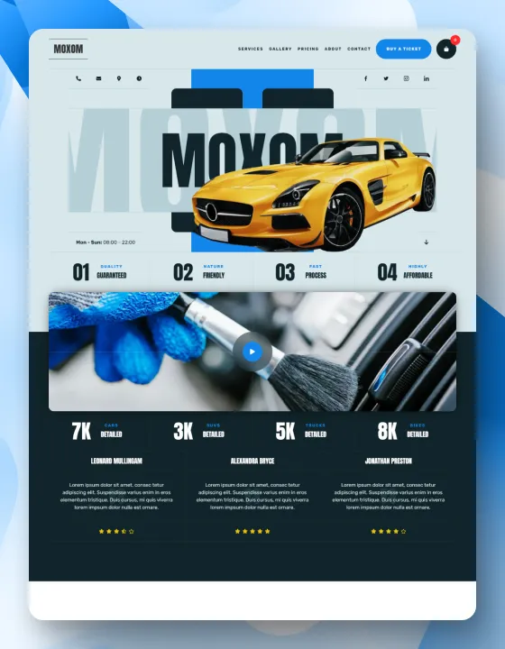 car detailing strona internetowa